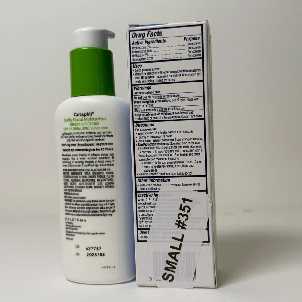 Cetaphil SPF 15 CeraVe‎ Ultra-Light Sunscreen SPF 30 Moisturizer Bundle  Set